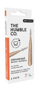 The Humble Co Interdental borstel 0.45 mm oranje 6.00 Stuks