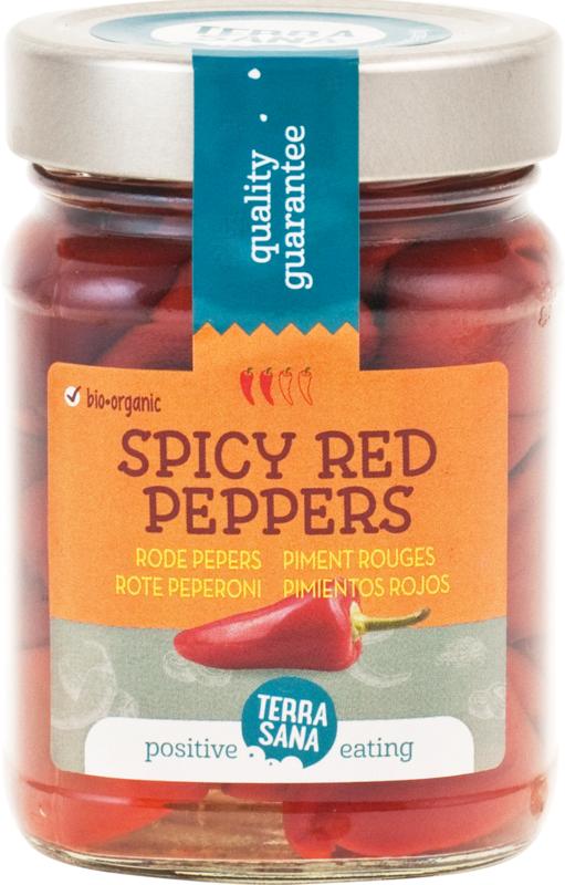 TerraSana Rode pepers spicy bio 200.00 Gram