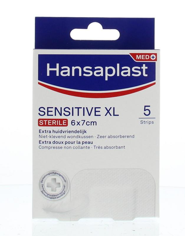 Hansaplast Pleister sensitive XL 5.00 Stuks