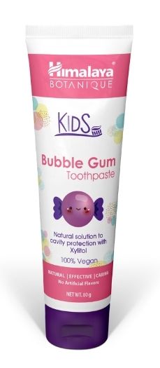 Himalaya Botanique kids tandpasta bubble gum 80.00 Gram
