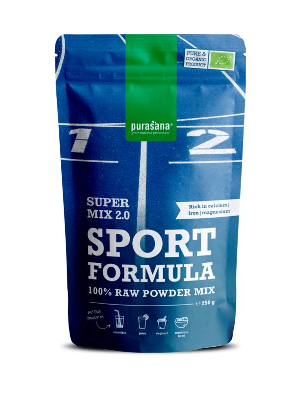 Purasana Sport formula mix 2.0 vegan bio 250.00 Gram