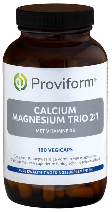 Proviform Calcium magnesium trio 2:1 & D3 180.00 Vegetarische capsules