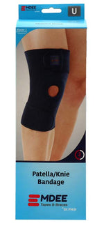 Emdee Knieband met stabilizers blauw 1.00 Stuks