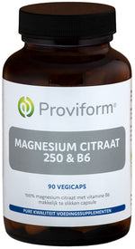 Proviform Magnesium citraat 250 & B6 90.00 Vegetarische capsules