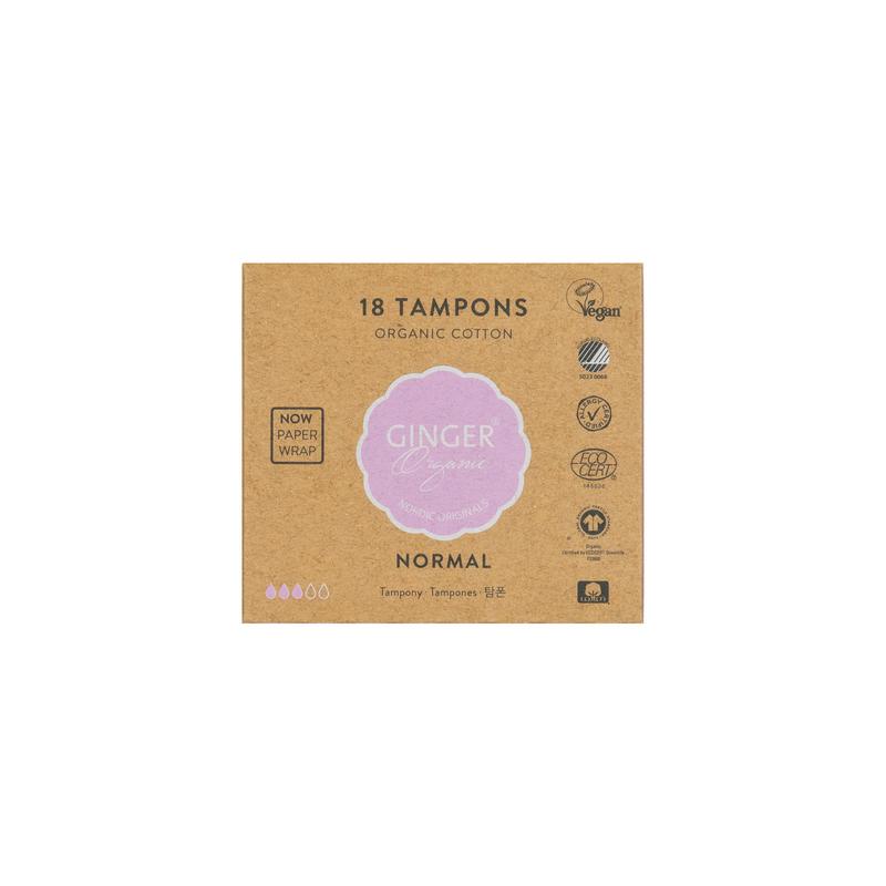 Ginger Organic Tampons normaal 18.00 Stuks