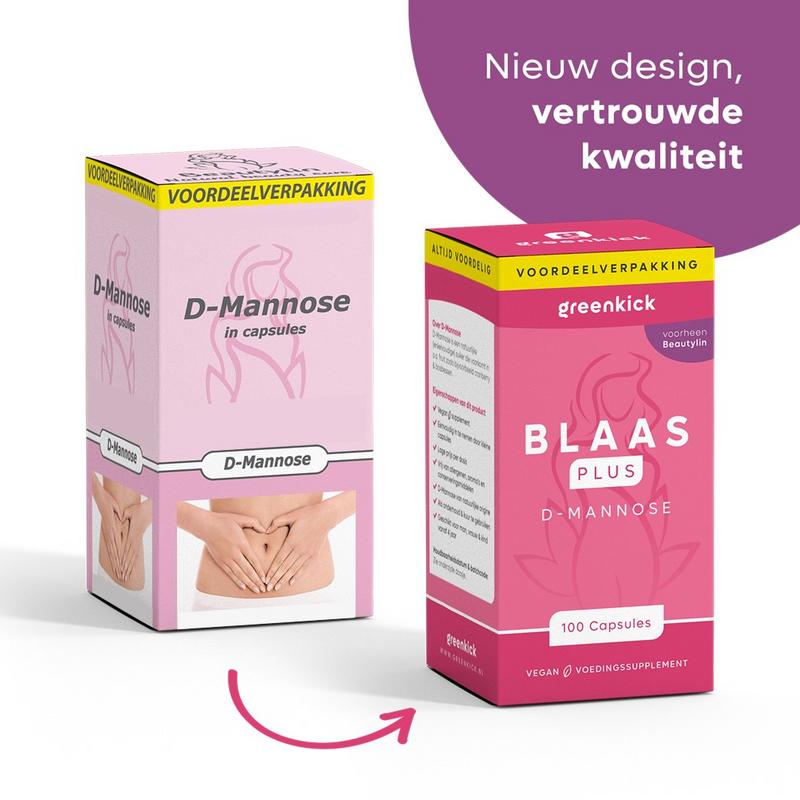 Greenkick D-Mannose 250mg blaas plus 100.00 Capsules
