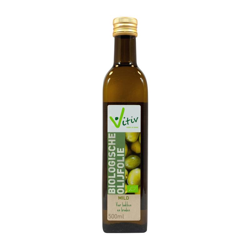 Vitiv Olijfolie mild bakken en braden bio 500.00 Milliliter