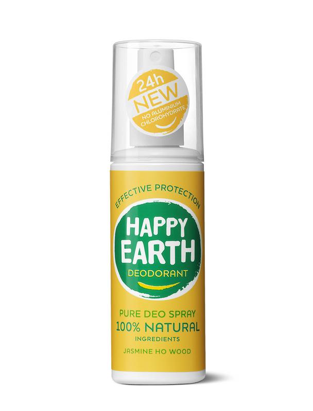 Happy Earth Deodorant spray jasmine ho wood 100.00 Milliliter