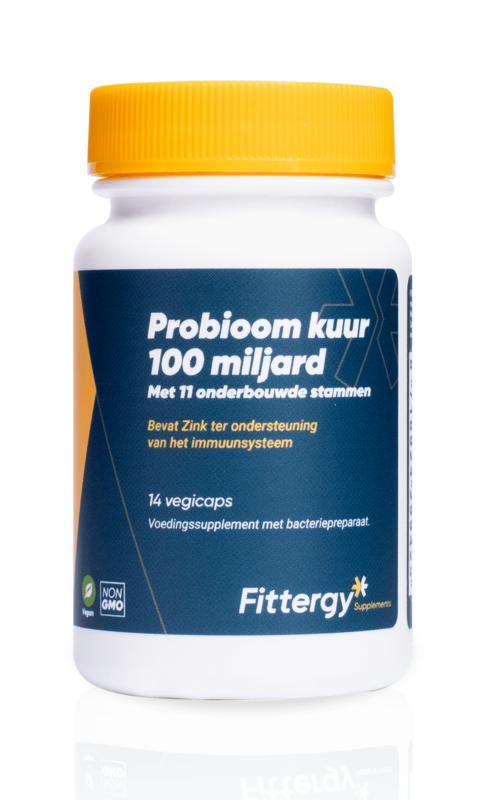 Fittergy Probioom kuur 100 miljard 14.00 Vegetarische capsules