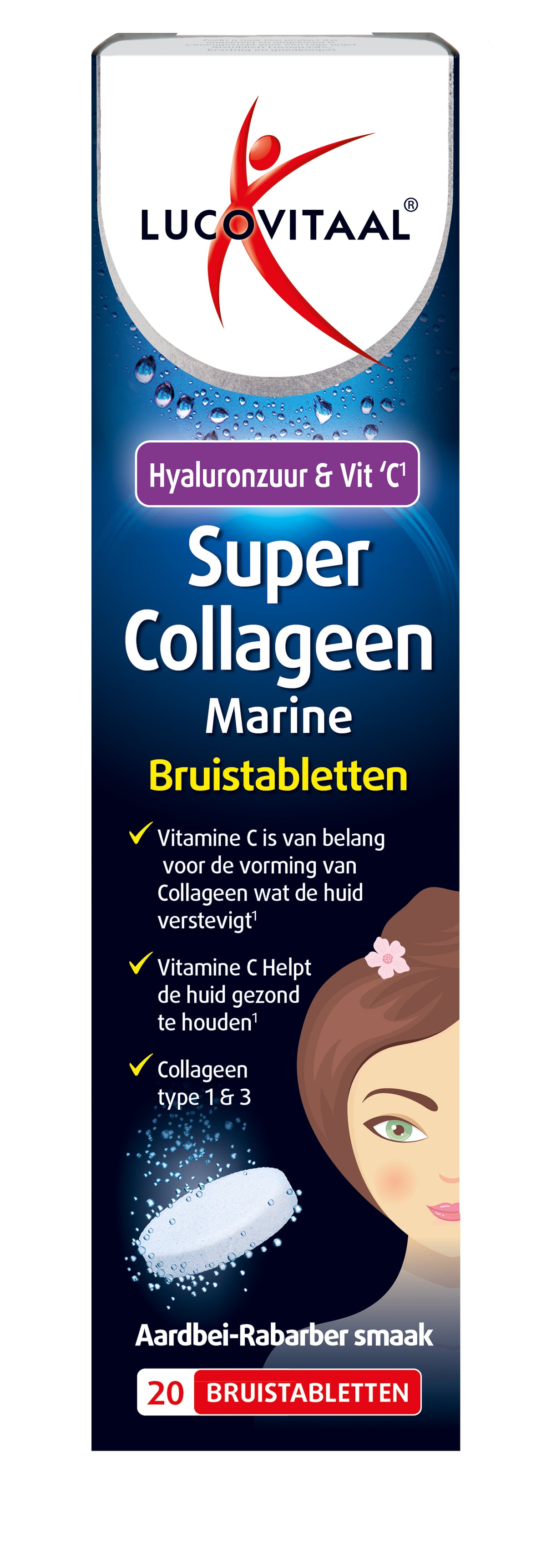Lucovitaal Super collageen 20.00 Bruistabletten