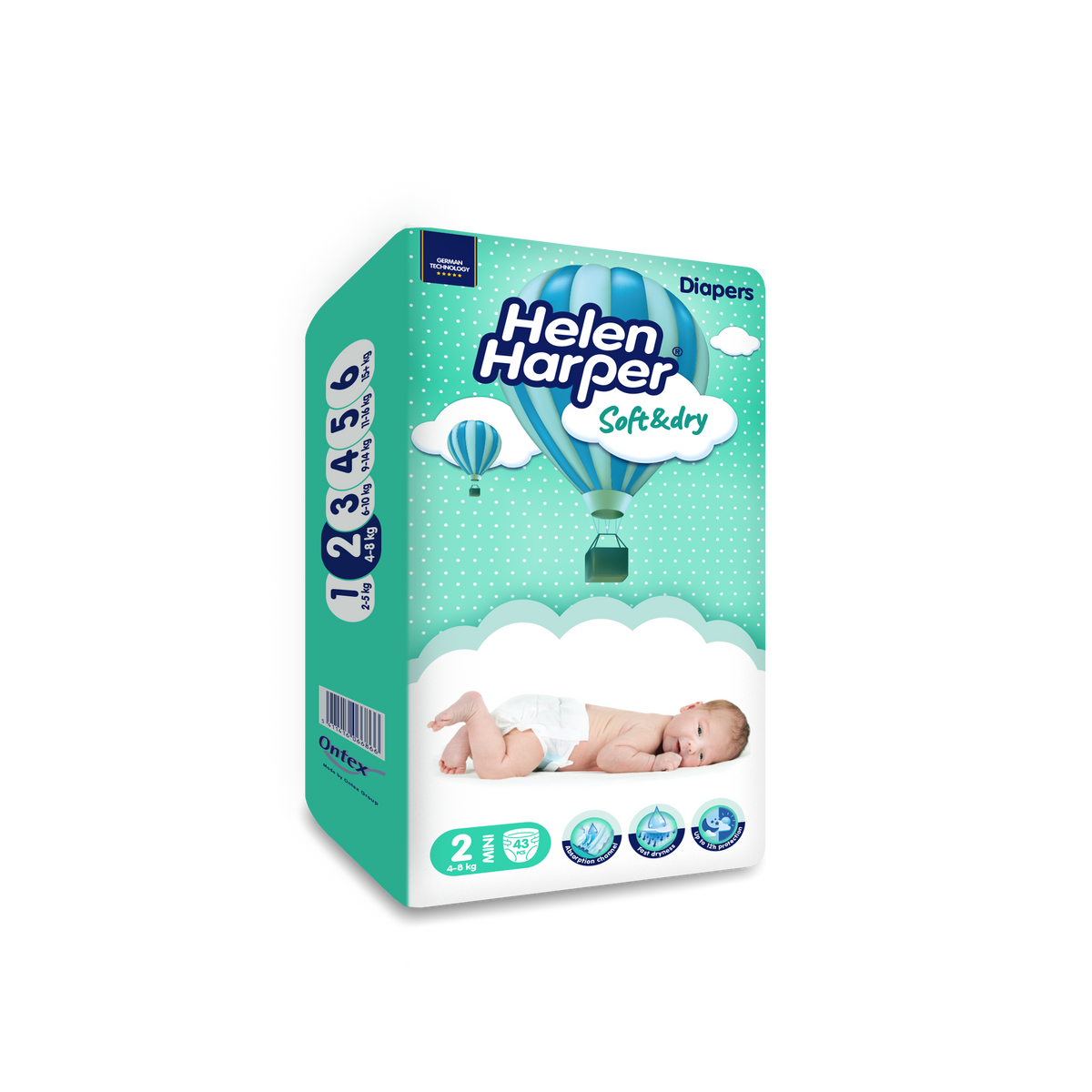 Helen Harper Babyluiers mini 43.00 Stuks