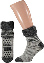 Apollo Slofsok grijs motief 39-42 1 Paar