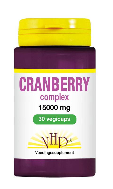 NHP Cranberry complex 15000mg 30.00 Vegetarische capsules