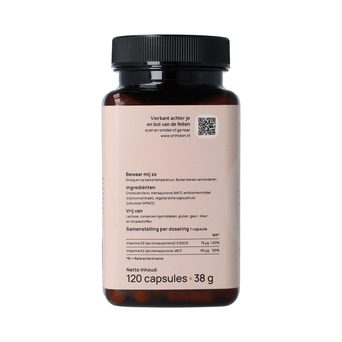 Ortholon Vitamine D3 + K2 120.00 Capsules