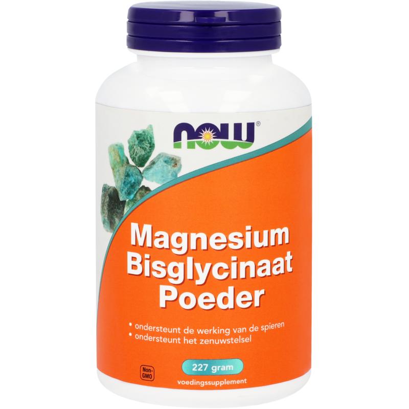NOW Magnesium bisglycinaat poeder 227.00 Gram