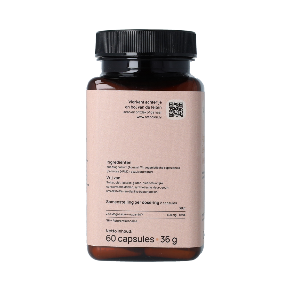 Ortholon Aquamin Zee Magnesium Vegan 60.00 Capsules
