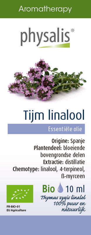 Physalis Tijm gele bio 10.00 Milliliter