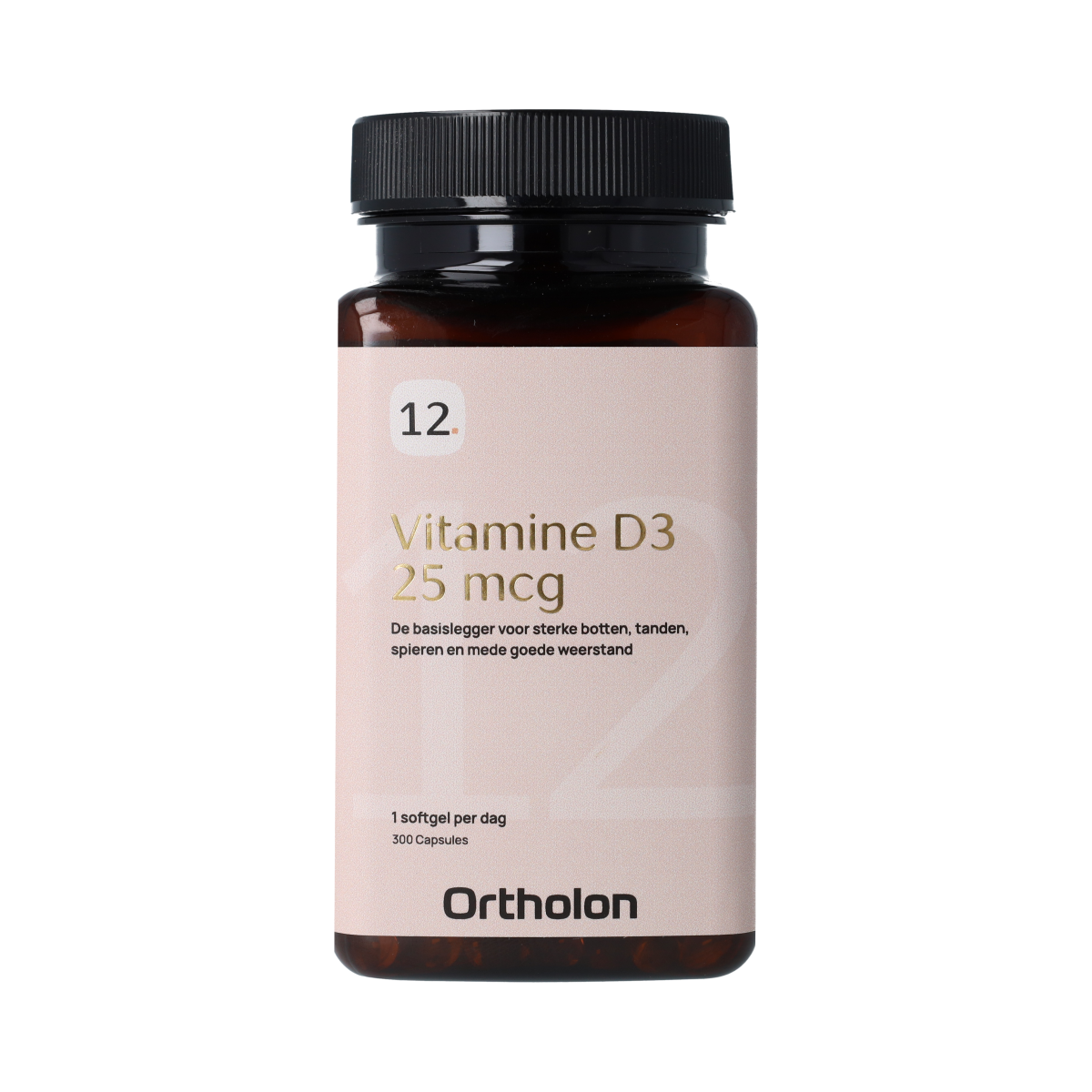Ortholon Vitamine D3 - 25mcg 300.00 Softgels