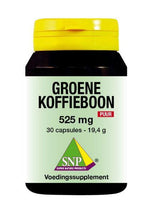 SNP Groene koffiebonen 525mg puur 30.00 Capsules
