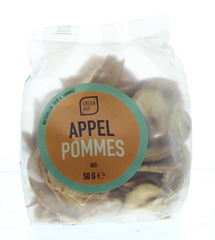 Greenage Appel chips bio 50 Gram
