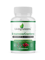 Livinggreens Cranberry met D-Mannose 120.00 Tabletten