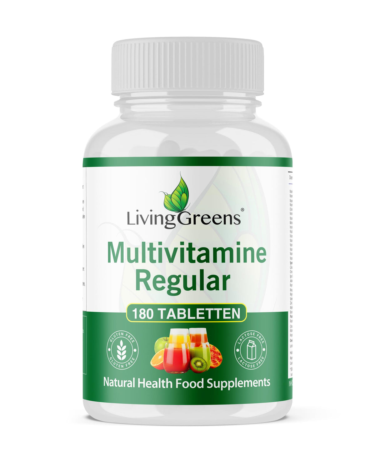 Livinggreens Multivitamine regular 180.00 Tabletten