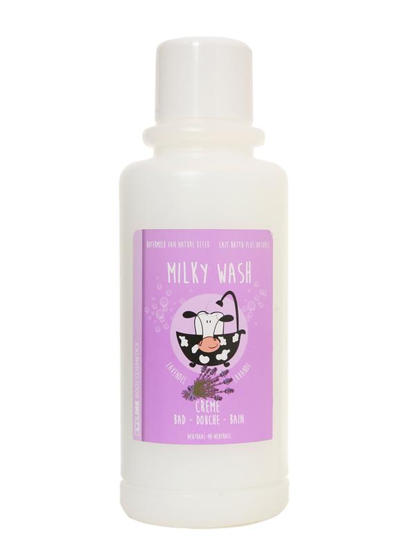 Evi Line Botermelk bad & douche lavendel  2.00 Liter