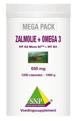 SNP Zalmolie & omega 3 megapack 1200.00 Capsules