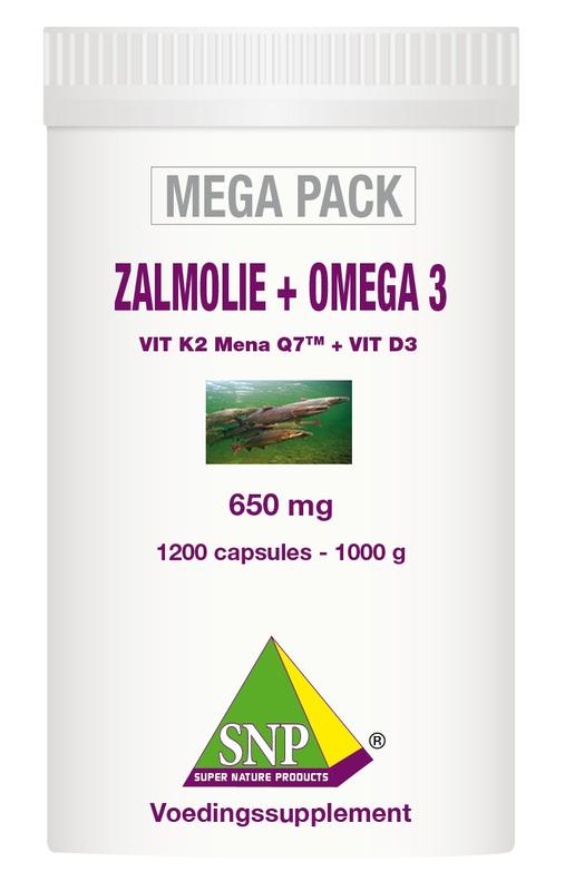 SNP Zalmolie & omega 3 megapack 1200.00 Capsules