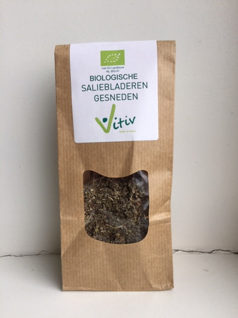 Vitiv Salieblad gesneden bio 25.00 Gram
