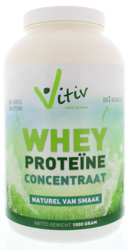Vitiv Whey proteine concentrate 80%  1.00 Kilogram