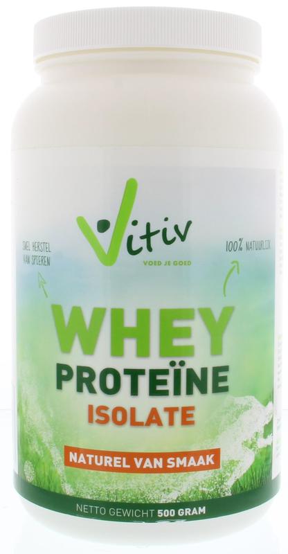 Vitiv Whey proteine isolaat 500.00 Gram