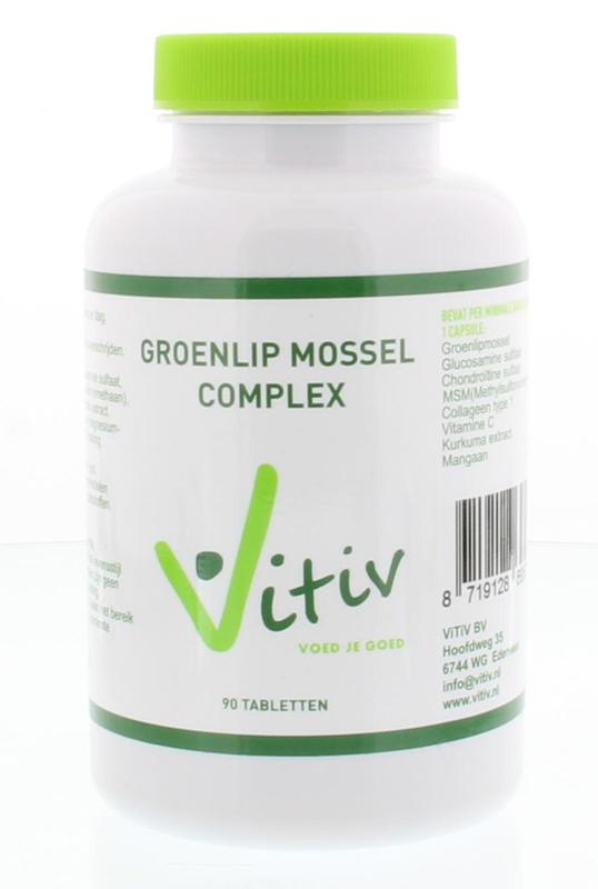 Vitiv Groenlipmossel complex 90.00 Tabletten