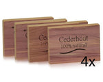 Beautylin Cederhout ladenblok 100% natuurlijk 4.00 Stuks