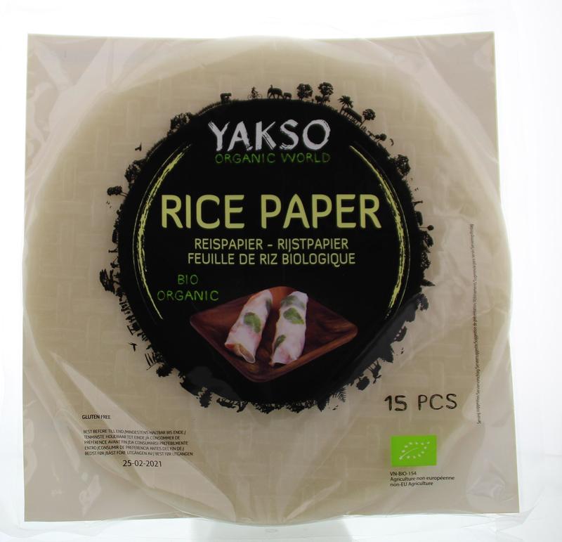 Yakso Rijstpapier bio 150.00 Gram