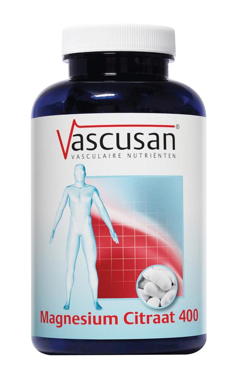 Vascusan Magnesium citraat 400 200.00 Tabletten