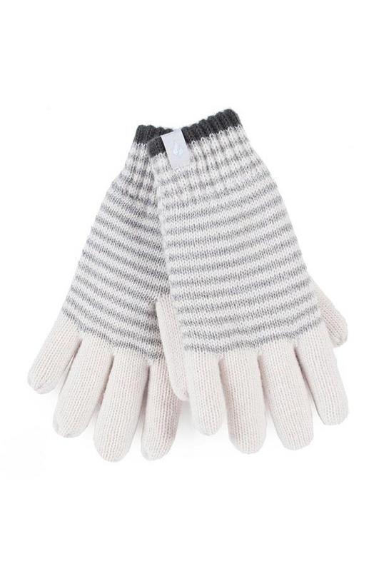 Heat Holders Ladies cable gloves maat M/L Oslo cream 1.00 Paar