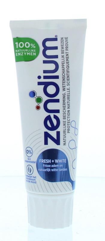 Zendium Tandpasta fresh & white 75.00 Milliliter