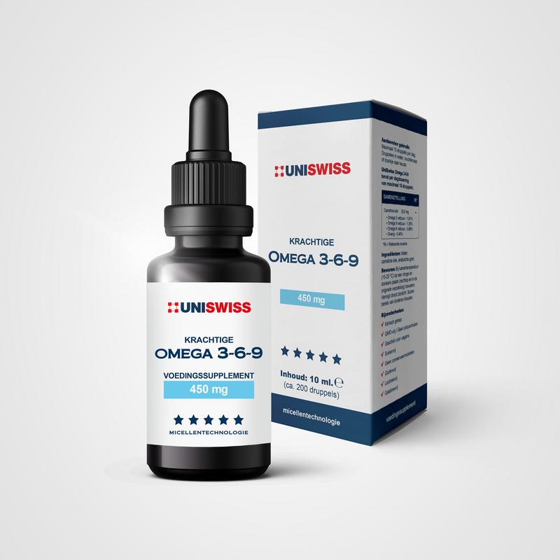 Uniswiss Omega 3-6-9 (wateroplosbaar) 10.00 Milliliter
