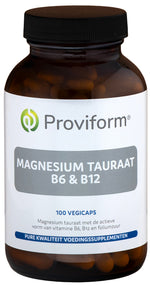 Proviform Magnesium tauraat B6 & B12 100.00 Vegetarische capsules
