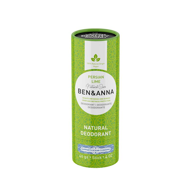 Ben & Anna Deodorant persian lime papertube 40.00 Gram