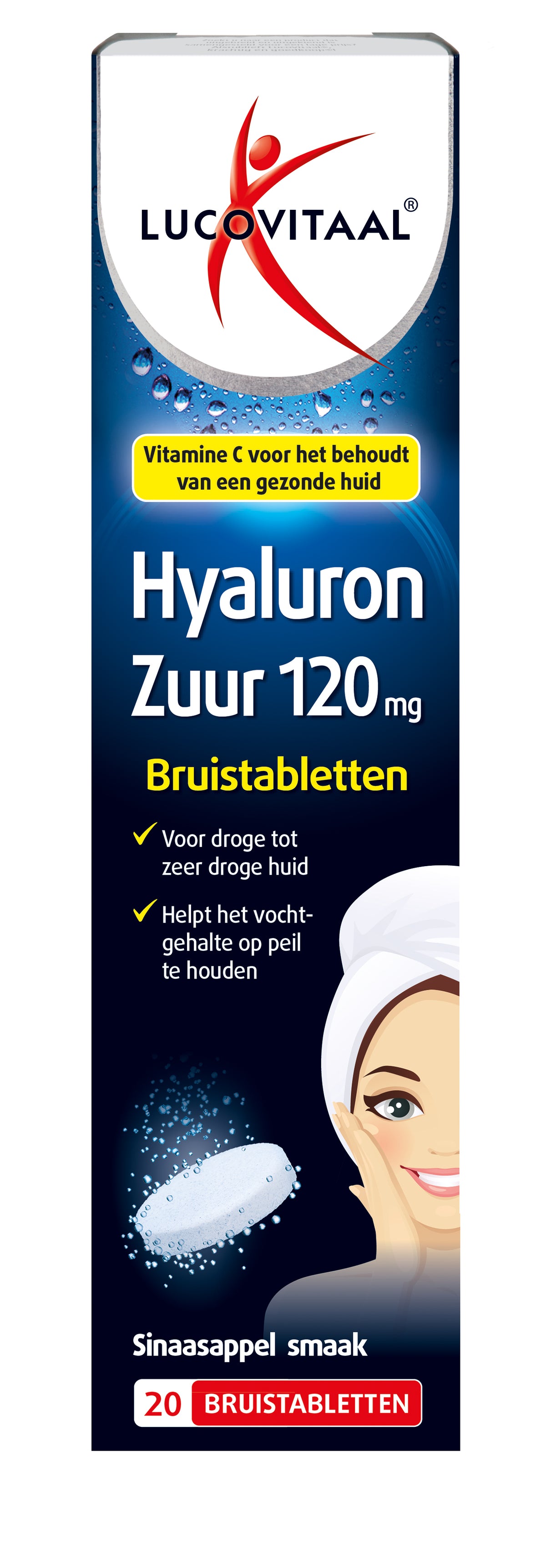 Lucovitaal Hyaluronzuur bruistabletten 20.00 Bruistabletten