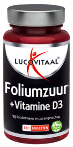 Lucovitaal Foliumzuur + vitamine D3 tabletten 120.00 Tabletten