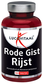 Lucovitaal Rode gist rijst 360.00 Tabletten