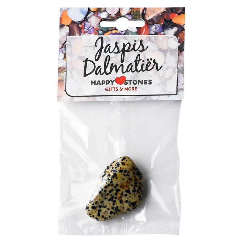 Happy Stones Jaspis dalmatier 1.00 Stuks