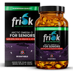 Frisk Omega 3 senioren – visolie met K2, A & D3 80.00 Softgels